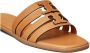 TORY BURCH Bruin Leren Slide Sandalen Brown Dames - Thumbnail 4