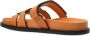 Tory Burch Bruine platte sandalen met logo detail - Thumbnail 2
