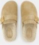 TORY BURCH Bruine Leren Pantoffels Elegante Stijl Brown Dames - Thumbnail 4