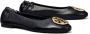 TORY BURCH Claire Ballet Ballerinas in Perfect Black Gold Black Dames - Thumbnail 3