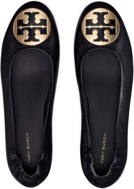 TORY BURCH Logo Ballet Flats Zwart Dames