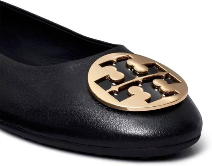 TORY BURCH Logo Ballet Flats Zwart Dames