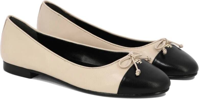 TORY BURCH Cap Toe Ballet Flats Pink Dames