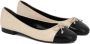 TORY BURCH Ginger Shortbread Bow Cap-Toe Ballets Black Dames - Thumbnail 2