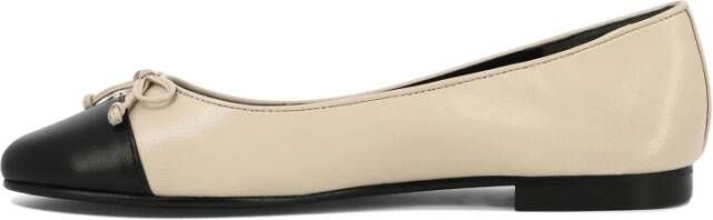 TORY BURCH Cap Toe Ballet Flats Pink Dames