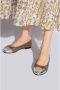 TORY BURCH Cap-Toe leren ballerinas Brown Dames - Thumbnail 2