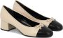 TORY BURCH Roze Zwarte Korrelige Leren Hak Pink Dames - Thumbnail 8