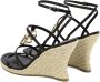 TORY BURCH Espadrille Wedge Platte Schoenen Black Dames - Thumbnail 7