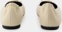 TORY BURCH Crèmekleurige Claire Leren Ballerina met Zwarte Contrastneus Beige Dames - Thumbnail 7