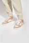 TORY BURCH Beige Sneakers met Leren en Suède Bovenwerk Beige Dames - Thumbnail 5