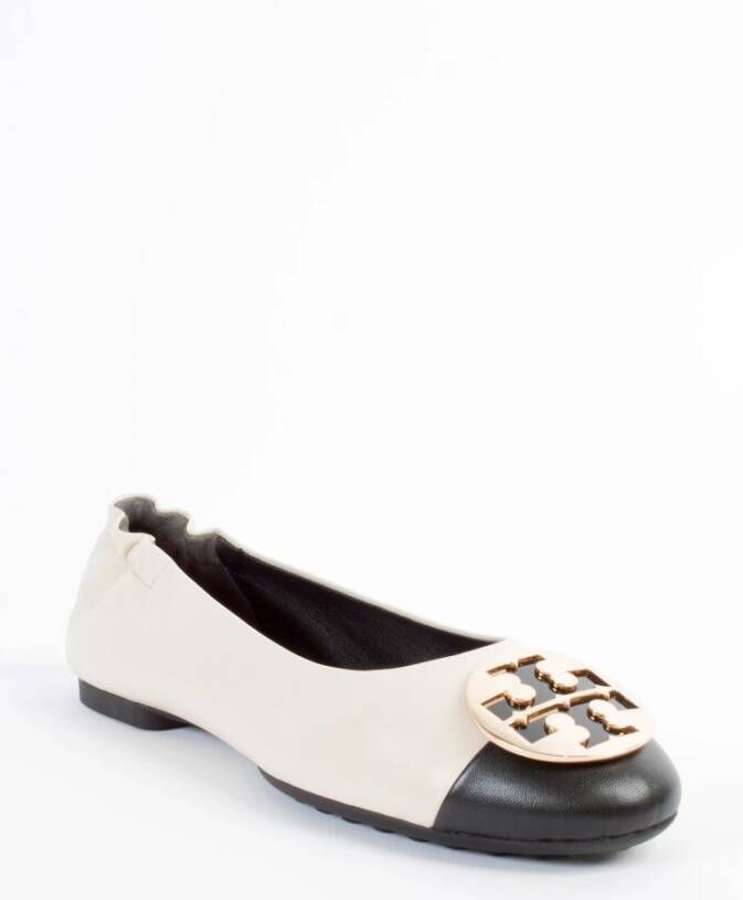 Tory Burch Crème ballerina`s met neuskap