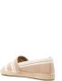 TORY BURCH Double T Jacquard Logo Espadrilles Beige Dames - Thumbnail 3