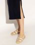 TORY BURCH Low-Top Sneakers Double T Jacquard Logo Espadrilles in beige - Thumbnail 7