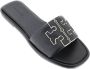 TORY BURCH Double T Sport Slide Dames zomer sliders Black Dames - Thumbnail 7