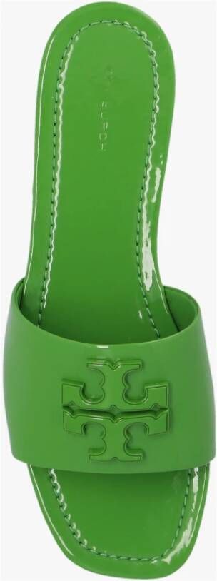 TORY BURCH Eleanor slides Groen Dames