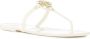 TORY BURCH Iconische Goudkleurige Double T Rubberen Slippers White Dames - Thumbnail 2