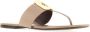 TORY BURCH Georgia flip-flops in leer Beige Dames - Thumbnail 10