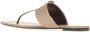 TORY BURCH Georgia flip-flops in leer Beige Dames - Thumbnail 11