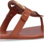 TORY BURCH Elegante Bruine Leren Sandalen Bruin Dames - Thumbnail 5