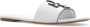 TORY BURCH Witte Leren Slides met Ingegraveerd Logo White Dames - Thumbnail 15