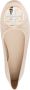 TORY BURCH Gelaagde Beige Platte Schoenen met Double T Metalen Hardware Beige Dames - Thumbnail 5
