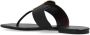TORY BURCH Georgia flip-flops in leer Black Dames - Thumbnail 5