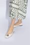 TORY BURCH Leren ballerina's in 'Georgia' White Dames - Thumbnail 2