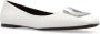 TORY BURCH Leren ballerina's in 'Georgia' White Dames - Thumbnail 4