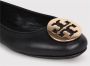 TORY BURCH Gouden Logo Ballerina met Applicatie Black Dames - Thumbnail 5