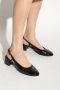 TORY BURCH Platte Cap-Toe Slingback Schoenen Black Dames - Thumbnail 2