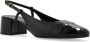 TORY BURCH Platte Cap-Toe Slingback Schoenen Black Dames - Thumbnail 4