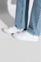 TORY BURCH Leren Court Sneakers Vetersluiting Platte Zool White Dames - Thumbnail 10