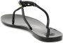 Tory Burch Miller jelly sandalen dames metaal rubberrubber 10 Zwart - Thumbnail 9