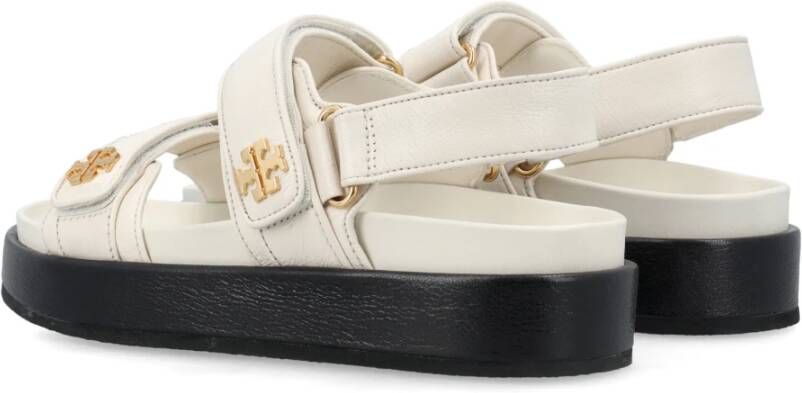 Tory Burch Ivory Closed Flat Sandals Kira Aw24
