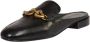 TORY BURCH Zwarte Backless Loafer met Metalen Hardware Black Dames - Thumbnail 3