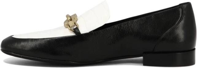 TORY BURCH Jessa Leren Loafers Black Dames