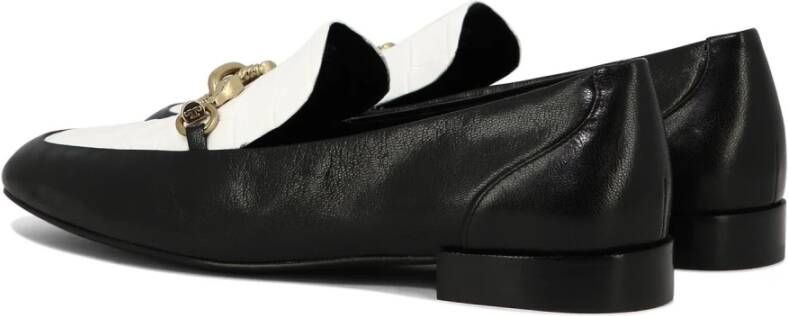 TORY BURCH Jessa Leren Loafers Black Dames