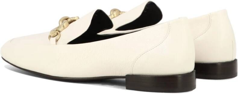 TORY BURCH Jessa Loafers Leren Schoenen White Dames