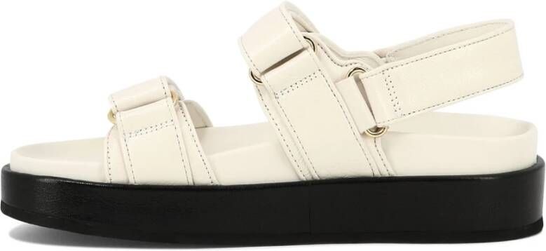 TORY BURCH Kira Sport Sandalen Leer Rubber White Dames