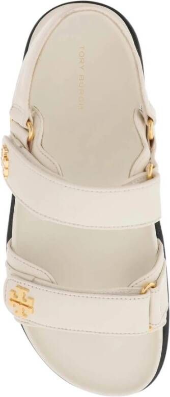 TORY BURCH Ivoor Gesloten Platte Sandalen Kira Aw24 Beige Dames