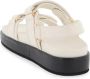 TORY BURCH Ivoor Gesloten Platte Sandalen Kira Aw24 Beige Dames - Thumbnail 3