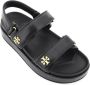 TORY BURCH Kira Sport Sandalen Leer Zwart Black Dames - Thumbnail 4