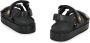 TORY BURCH Kira Sport Sandalen Leer Zwart Black Dames - Thumbnail 2