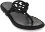 TORY BURCH Zwarte Sandalen met Logo Detail en All-Over Strass in Leer Black Dames - Thumbnail 4