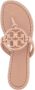 TORY BURCH Kristal Pavé Leren Teenslippers Pink Dames - Thumbnail 3