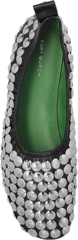 Tory Burch Leren ballerina's met studs