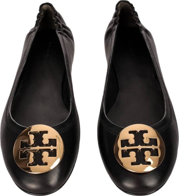 TORY BURCH Leren Ballerina's Regular Fit 100% leer Zwart Dames