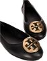 TORY BURCH Loafers & ballerina schoenen Minnie Travel Ballet With Metal Logo in zwart - Thumbnail 6