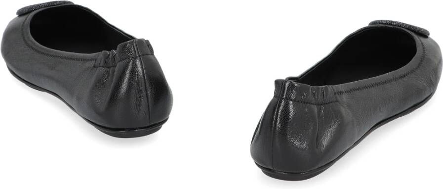 TORY BURCH Leren Ballet Flats Black Dames