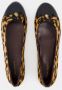 TORY BURCH Leren Cap Toe Ballerina's Bedrukt Multicolor Dames - Thumbnail 5